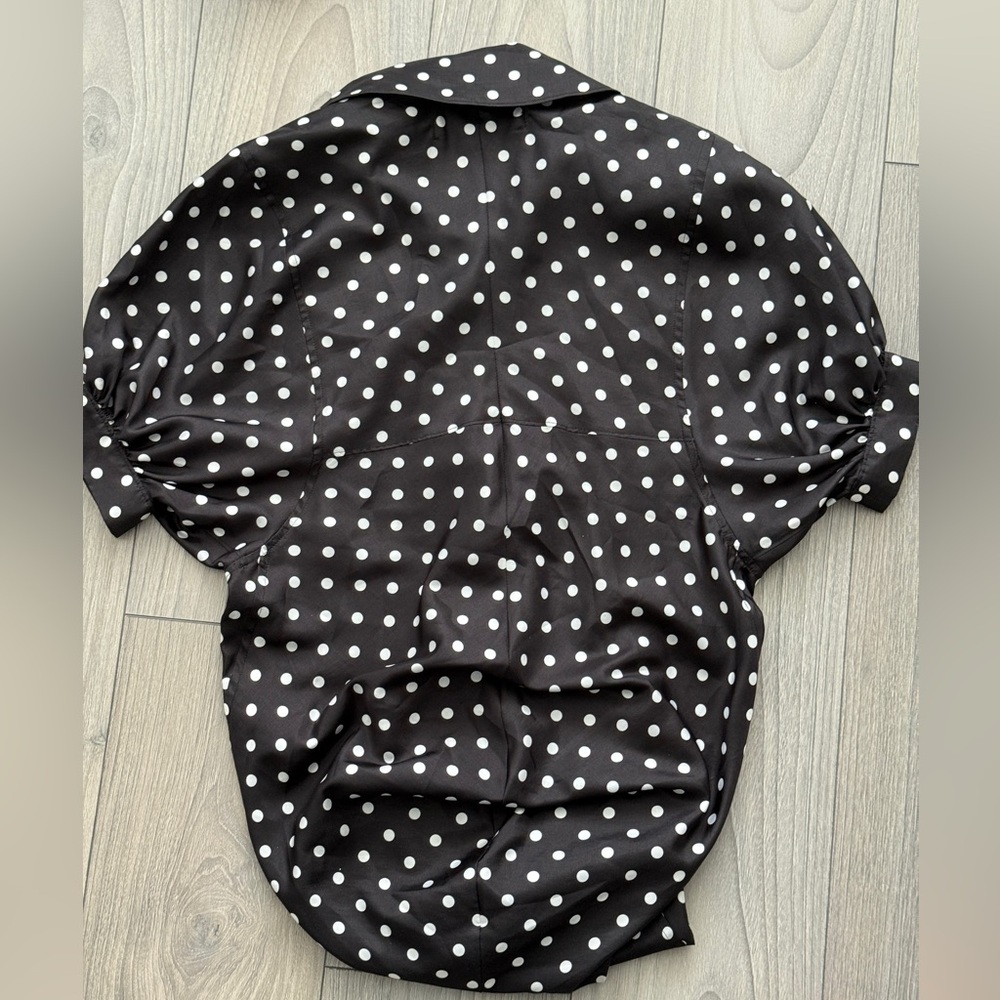 Junya Watanabe Black Shirt with White Dots - Picture 4 of 6